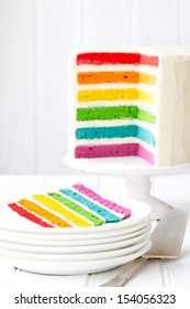 Rainbow Layer Cake