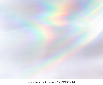 Rainbow light  texture overlay effect. Natural light effects mock-up. 