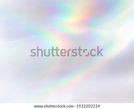 Rainbow light  texture overlay effect. Natural light effects mock-up. 