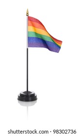 Rainbow Objects - Flag, Isolated On White Background.