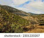Rainbow on Mountain Ridge, Blue Ridge Trail, California