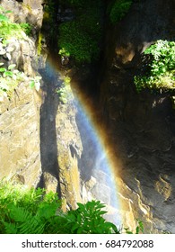 rainbow on a river