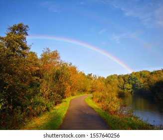 Rainbow Over River Lagan Towpath