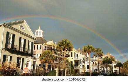 Rainbow Over South Battery, Charleston SC