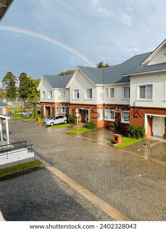 Rainbow, raining, arcoíris, raining with sun, arco iris