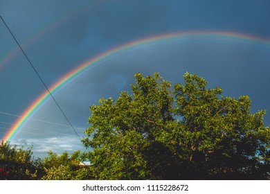 rainbow in the sky