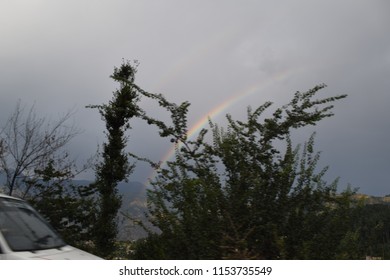 Rainbow in the sky