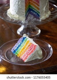 Rainbow Smith Island Cake