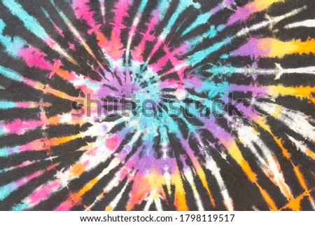 rainbow spiral tie dye colorful pattern.