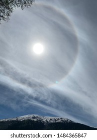 Rainbow, Sun, Clear Sky, Snow Bliss !