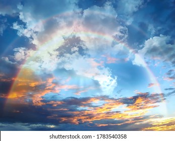 青空 虹 の画像 写真素材 ベクター画像 Shutterstock