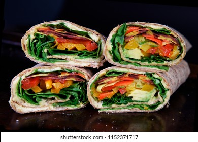 Rainbow Veggie Wrap