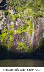 Rainbow waterfall