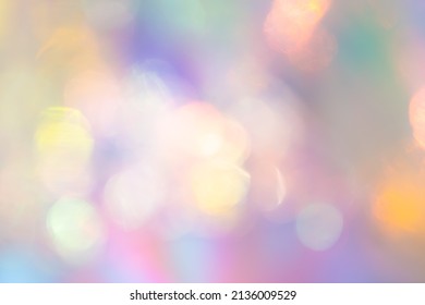 Rainbow-colored light as a background material