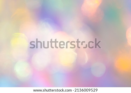 Rainbow-colored light as a background material