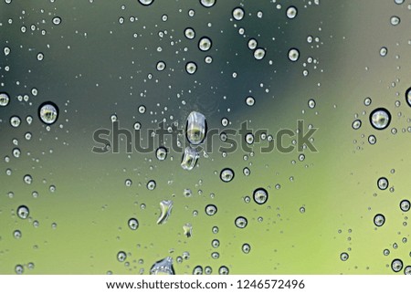 Image, Stock Photo beaded Drops of water