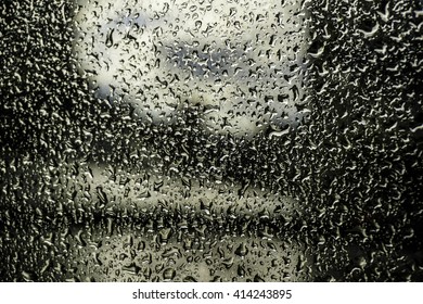 raindrop on a window