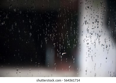 raindrop on window