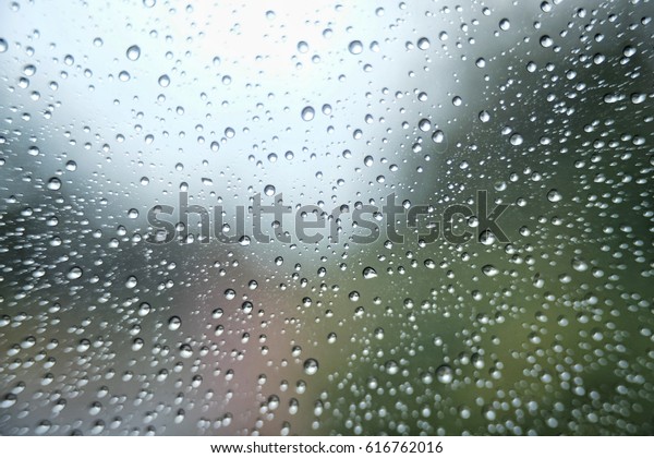 raindropd outside the\
window
