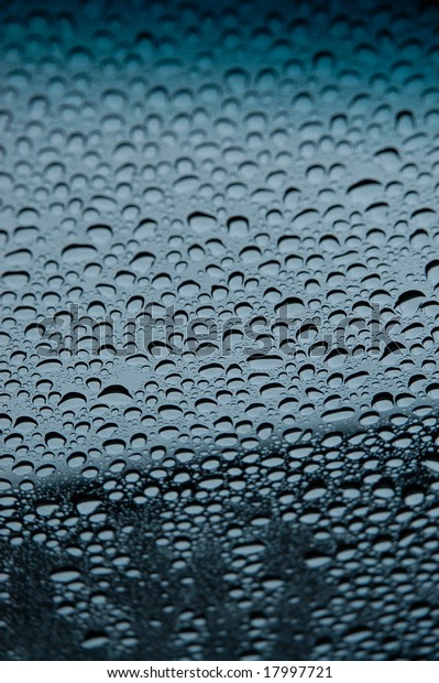 Rain-drops on a car
window