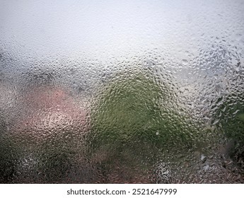 Raindrops on a wet surface. Morning dew. Spilled water. - Powered by Shutterstock