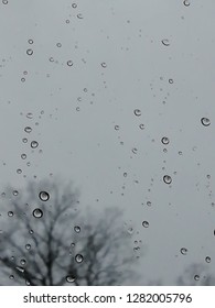 Raindrops on a window