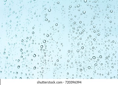 Raindrops on window