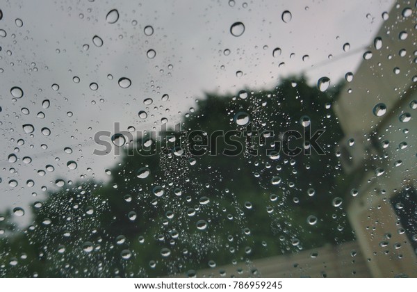 raindrops on the\
window