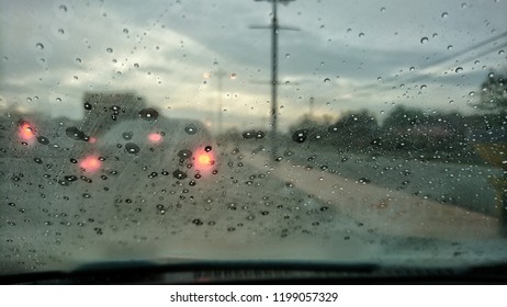 Raindrops on the Windshield