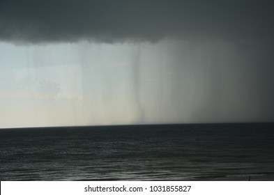 Raining to ocean