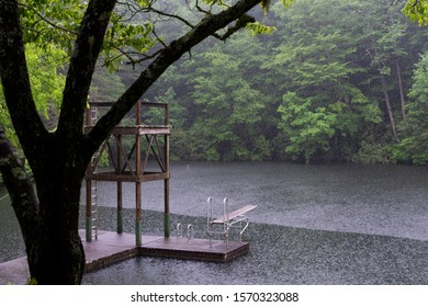 Rainy Lake In Brevard, North Carolina, USA