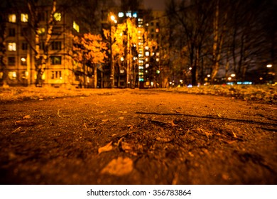 Rainy Night Big City Alley Courtyard Stock Photo 356783864 | Shutterstock