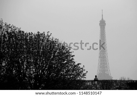 Similar – Image, Stock Photo covered “Tour Eiffel”…