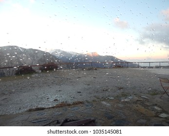 Rainy Window View