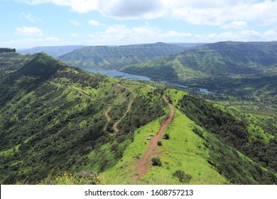 raireshwar fort near pune shows history stock photo edit now 1608757213