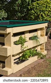 Raised Bed For Self-sufficiency, Self Made