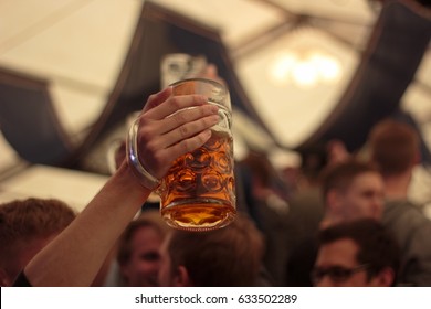 Raised Beer Stein
Concept: Oktoberfest, Party, Celebration, Bavaria