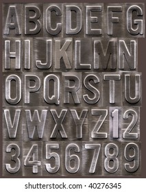 Raised Metallic Type