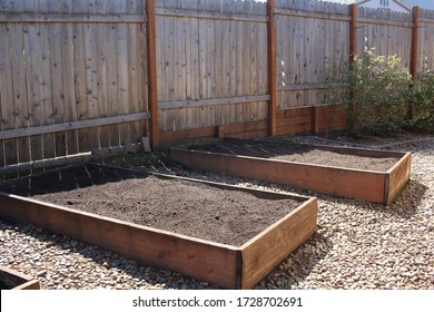 Raised Vegetable Garden Beds Ready For Planting