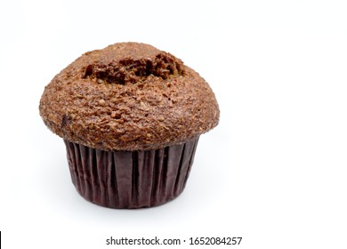 Raisin Bran Muffin On White