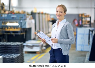 Raising the bar each step of the way. A young manager looking confident while on the factory floor. - Powered by Shutterstock