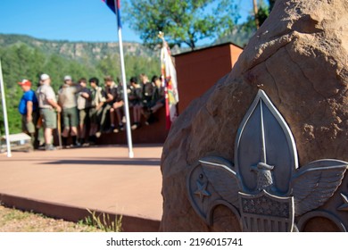 Raising Colors At Camp Geronimo 