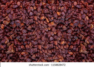 Raisins As Background Grape Raisin Texture.