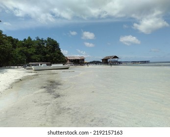 Raja Ampat Beach, West Papua, Indonesia On 18 August 2022