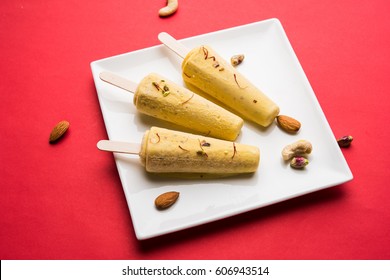 Rajwari Or Rajwadi Sweet Kesar Badam Pista Kulfi Or Ice Cream Candy