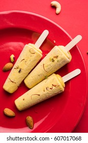 Rajwari Or Rajwadi Sweet Kesar Badam Pista Kulfi Or Ice Cream Candy