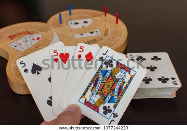 Rak Rakuae 4202019 Player View Cribbage Stock Photo Edit Now