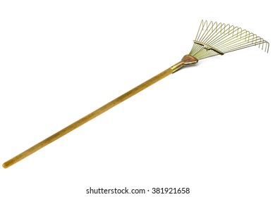 Rake Isolated On White Background