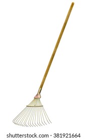 Rake Isolated On White Background