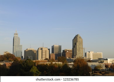 Raleigh North Carolina City Skyline